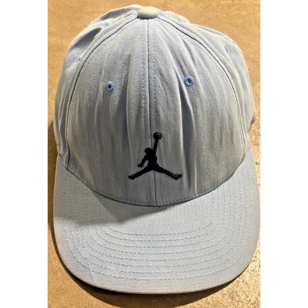 Nike Air Jordan FlexFit Blue Jumpman Fitted Hat L/XL Cap